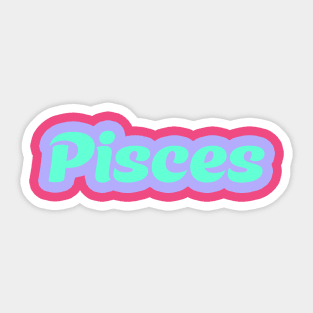 Pisces - In the Pisces Power Colors Sticker